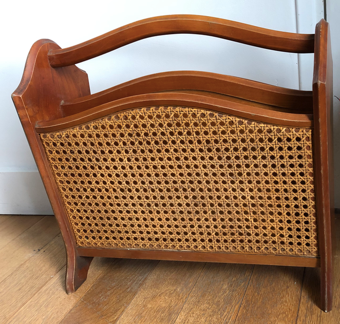 Wood and canning magazine holder