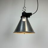 Small Industrial French Aluminium Pendant Lamp, 1960s
