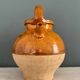 Old terracotta gargoulette jug