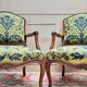 Pair of Louis XV Style Walnut Armchairs, 19th Century