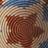 African mural basket
