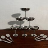 Ice sorbet cup with spoon Guy Degrenne