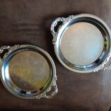 2 original stainless steel dishes