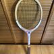 Vintage wooden tennis racket gauthier france team