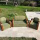 Art Deco sofa and armchairs