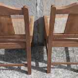 Set of 2 50s bistro chairs