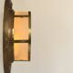 Vintage XL wall light, brass and frosted glass, France, 1920.