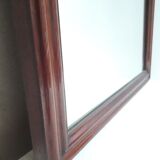Louis Philippe mirror, mahogany, gendarme hat