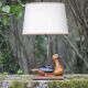 Lampe canard avec abat-jour, lampe à poser, lampe abat-jour, lampe de salon, duck lamp