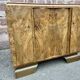 Enfilade art deco mid-century vintage 1950 ronce de noyer