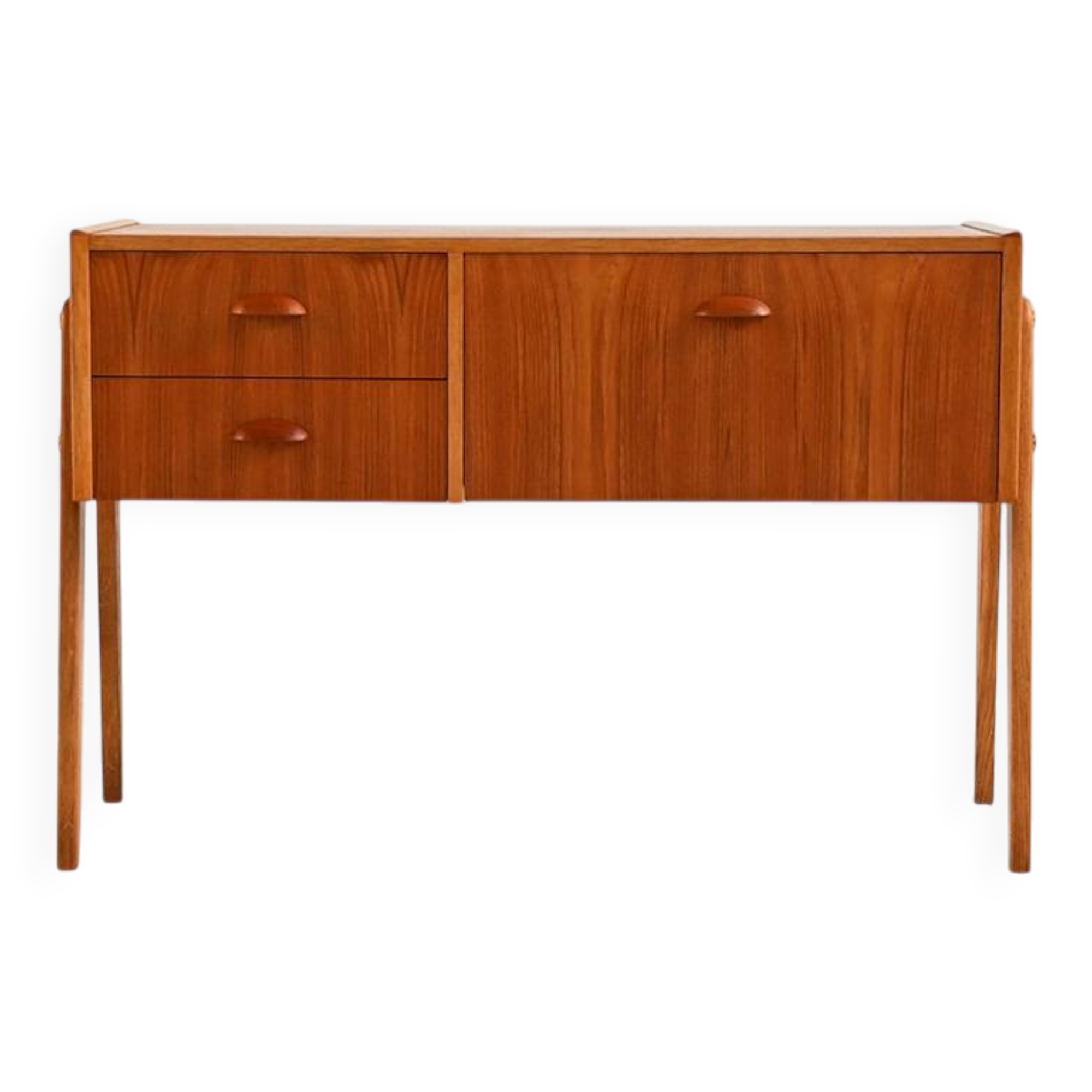 Cabinet de hall en teck scandinave, années 1960