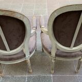 Pair of Louis XVI-style convertibles