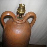 Stoneware lamp base signed LM - from the 60s - 70s