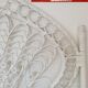 Peacock rattan headboard painted white