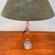 Mid-century German Tiffany glass table lamp by Ingo Maurer, 1960s.