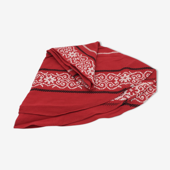 Nappe ronde rouge