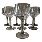 Set of 8 vintage glasses