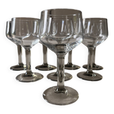 Lot de 8 verres vintage