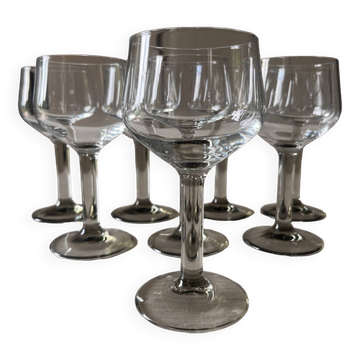 Lot de 8 verres vintage