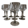 Set of 8 vintage glasses