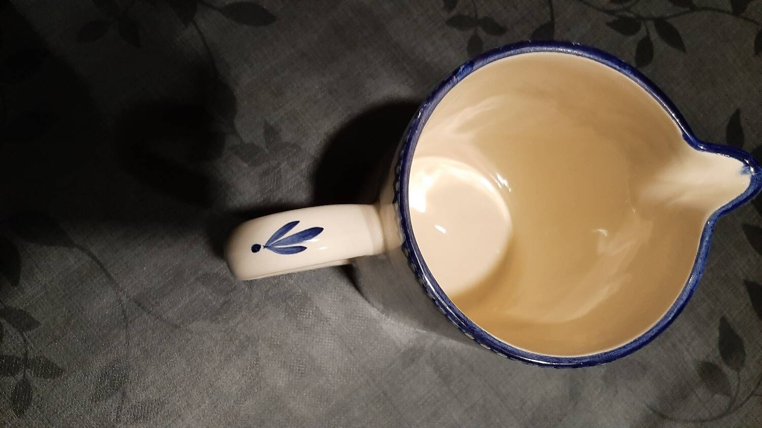 Charolles earthenware pitcher