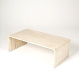 Vintage coffee table in travertine 1970s
