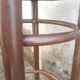 Wooden stool and vintage canning