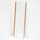 Scandinavian vintage rectangular teak mirror, 1960.