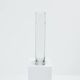 Grand vase Art Déco en verre dépoli noir signé Anatole Riecke 1932