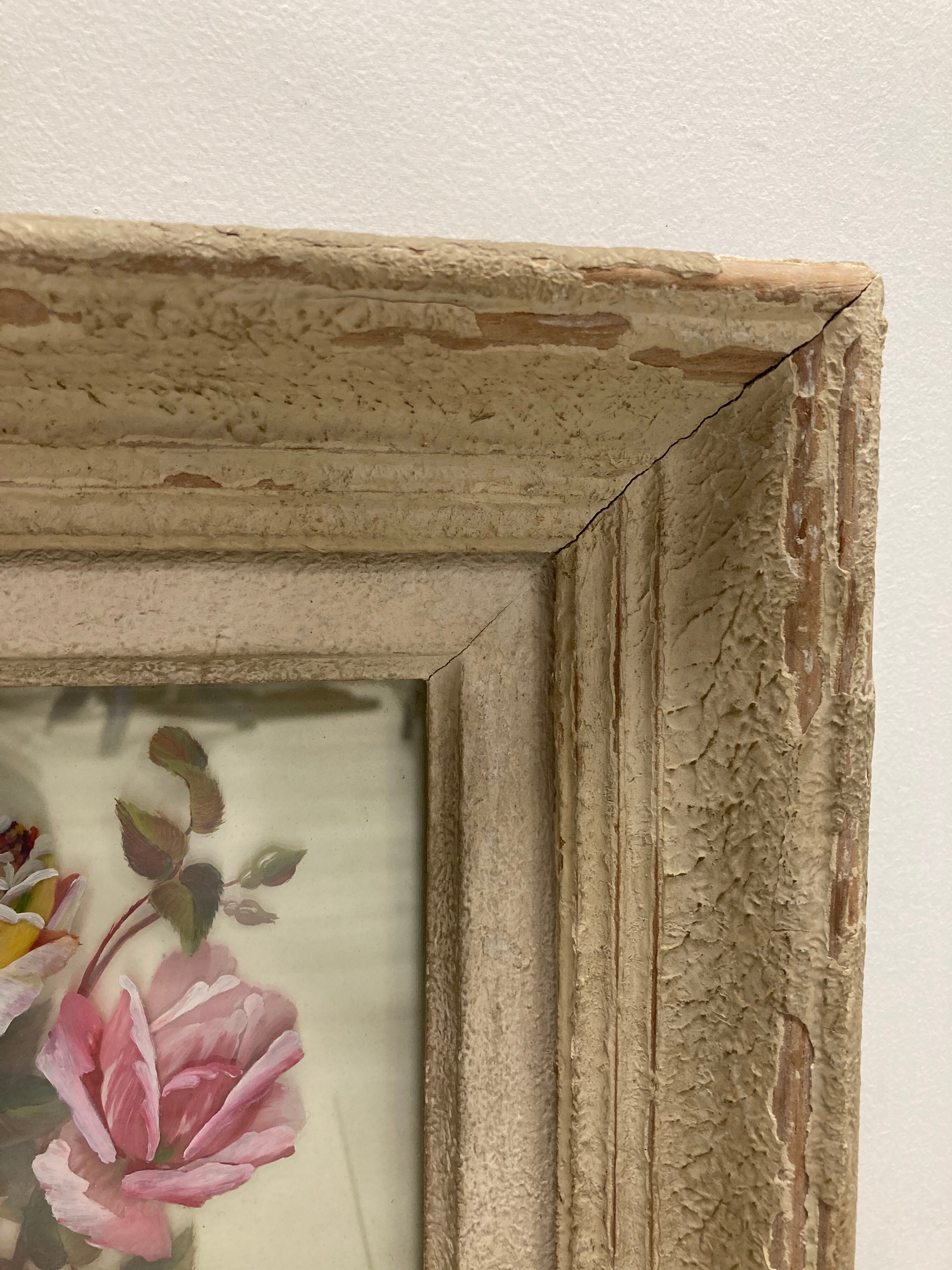Vintage rose painting