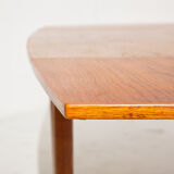 Teak and oak dining table by Jpoul m. Volther for Fdb