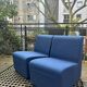 Pair of midnight blue armchairs – contemporary spirit