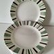 8 vintage flat plates Sarreguemines Digoin model 5329