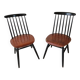 Pair of vintage Scandinavian design chairs from the 50s/60s. Model Fa