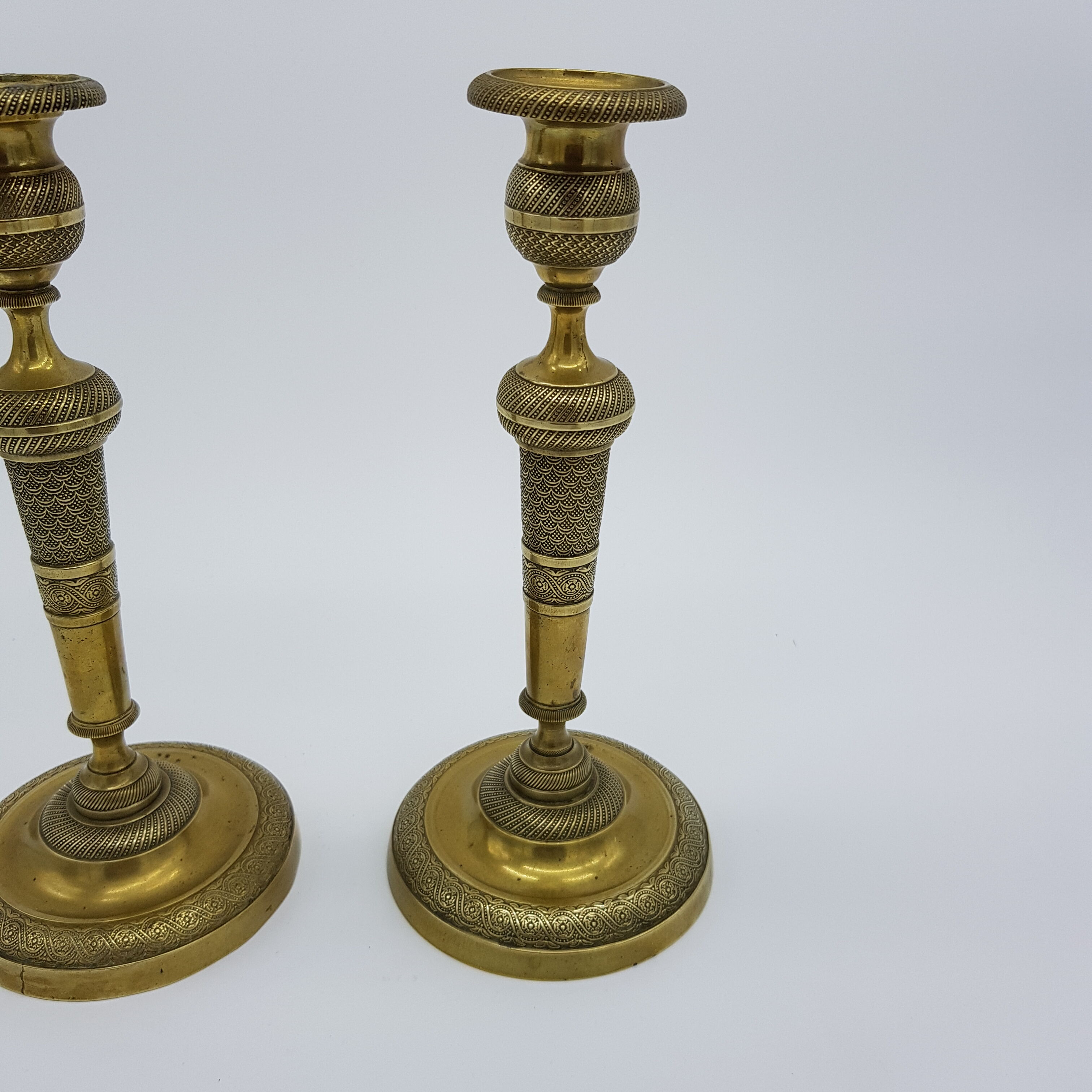 Pair of candlesticks empire