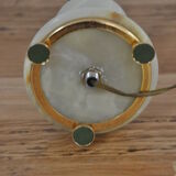 Lamp base in onyx and brass 60s