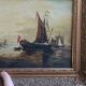 Tableau ancien, marine signée, fin XIXEME
