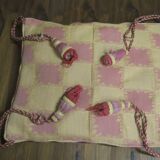 Antique parcel gilt cruciform stool