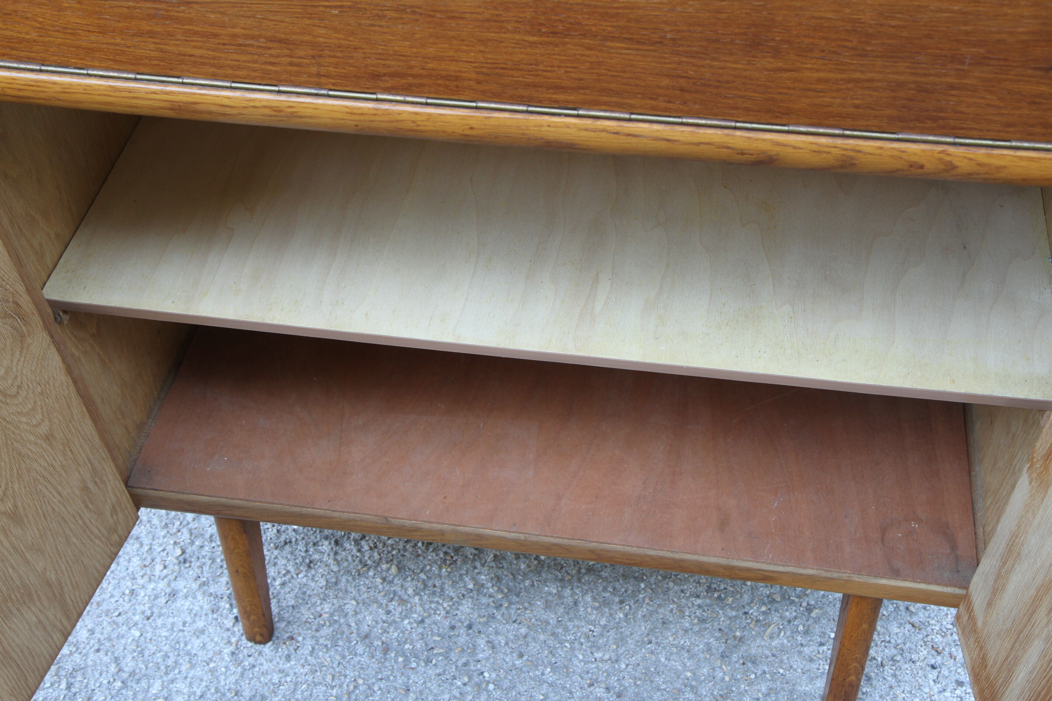 French vintage writing desk of the 1950s