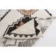 Vintage Turkish Oushak Handmade Cotton White Wool Runner 108x326