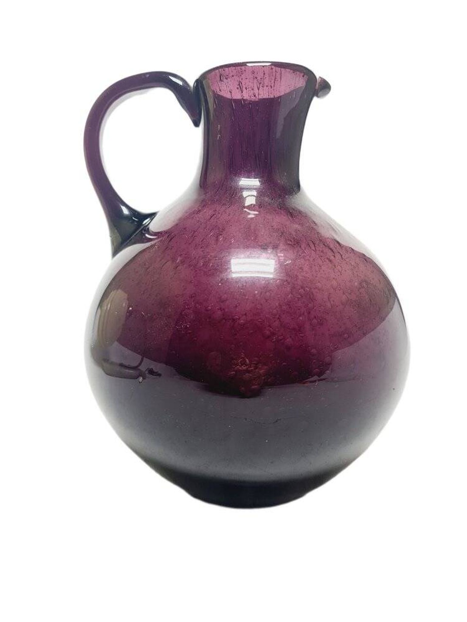 Vintage Polish jug by Zbigniew Horbowy for Sudety Glassworks, 1970s