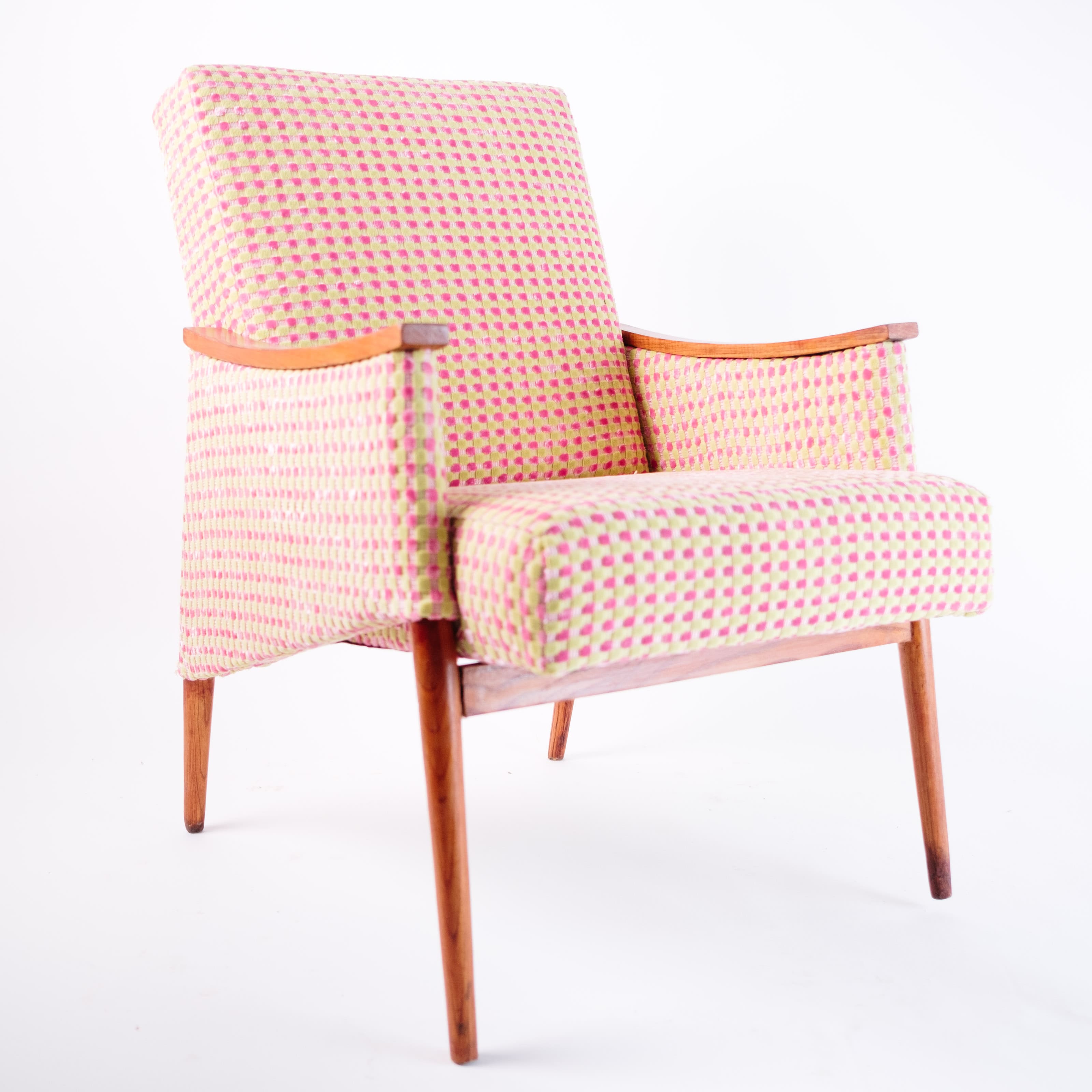 Vintage checkered armchair