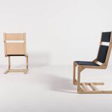 Une paire de chaises architecturales, Danemark 1990