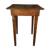 Farmhouse console in vintage wood circa 1940