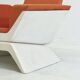Fauteuil vintage orange Space Age très unique