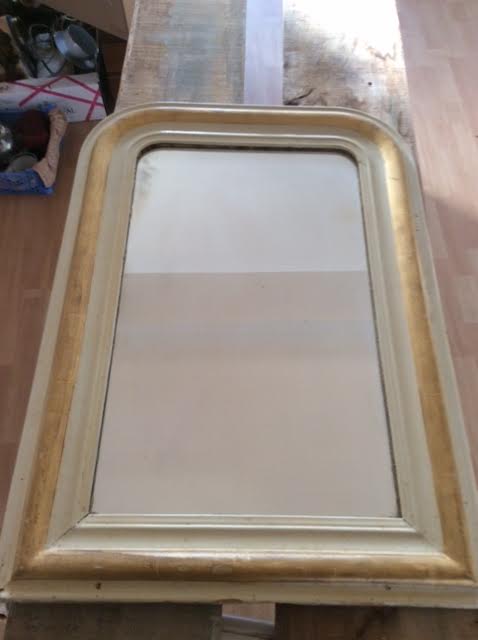 Miroir ancien en bois 60x70cm