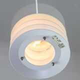 Scandinavian Duett Plexiglas and Metal Pendant Lamp from Landskrona Sweden