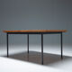 'No. 413' Extendable Dining Table in ash wood, Fred Ruf for Knoll Int., 1960's