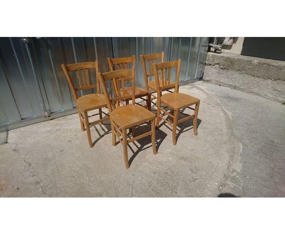 Set of 5 baumann chairs