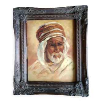 Emile Deckers portrait of an old man
